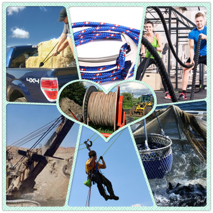 2 ~ 20mm Nylon Camping Guy Ropes Tahan UV 573 Lbs Untuk Tenda 0