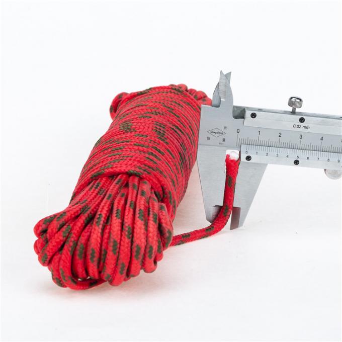 Tali Tenda Reflektif polipropylene Kepang 4mm / 20M Untuk Berkemah 0